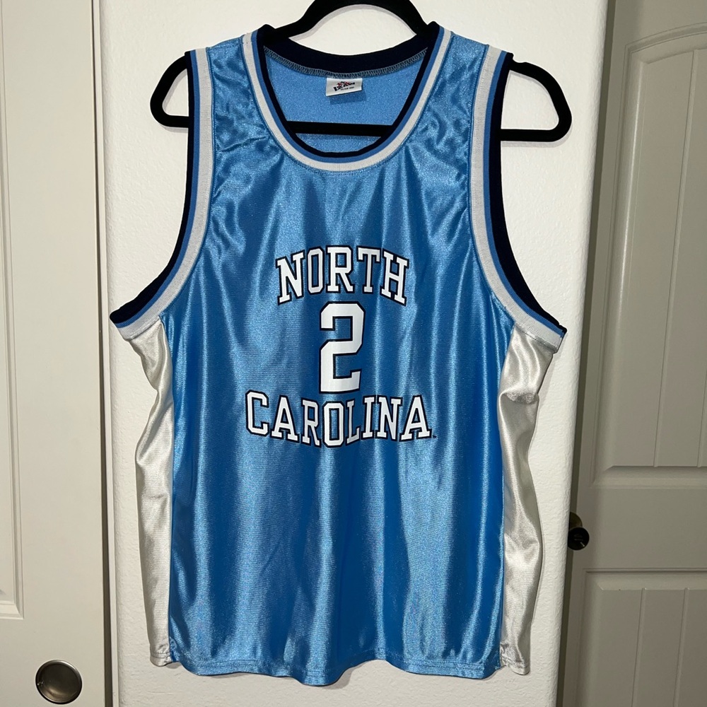 North Carolina Blue and White Basketball Jersey